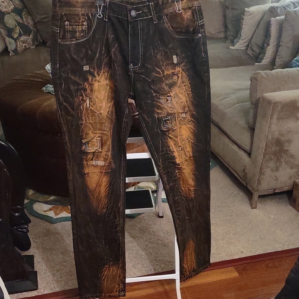 5Pocket Designer Distressed Denim Jeans